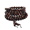 Mala Bead Bracelet X-WOOD-T030-02-1