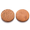 Painted Natural Wood Beads X-WOOD-N006-07Q-2