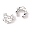 Brass Cuff Earrings for Women EJEW-I305-18P-2