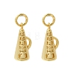 Sports Brass Charms KK-A289-04B-G-1