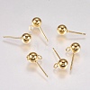 202 Stainless Steel Stud Earring Findings STAS-G173-12G-6mm-2