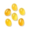 Natural Yellow Agate Cabochons G-G145-02B-1