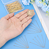150Pcs 3 Styles Brass ins KK-PH0015-34-3
