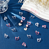 100Pcs 2 Colors Eco-friendly Plastic Clip-on Earring Findings KY-DC0001-09-5
