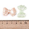 Spray Painted Textured Opaque Acrylic Beads OACR-N160-15-3