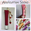 DIY Lip Gloss Keychain Findings Kits DIY-SP0007-47-7