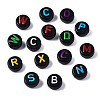 Opaque Black Acrylic Beads MACR-Q242-009-2