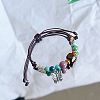 Ceramic Beads Braided Bead Bracelets FS-WG18053-01-1