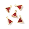 Brass Glass Charms KK-Z136-30G-02-1