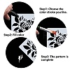 PET Plastic Hollow Out Drawing Painting Stencils Templates DIY-WH0286-030-4