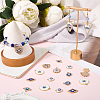 32Pcs 8 Styles Alloy Enamel Pendants ENAM-SC0006-66-3