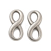304 Stainless Steel Connector Charms STAS-O004-02P-1