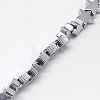 Electroplate Non-magnetic Synthetic Hematite Beads Strands G-J173-4x4mm-02-3