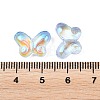 AB Color Plated Transparent Glass Beads GLAA-Z020-01C-3