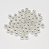 Rack Plating Brass Round Spacer Beads X1-KK-I601-6mm-S-RS-2