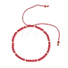 2Pcs Adjustable Glass Seed Beads & Glass Beads Braided Bead Bracelets Set BJEW-MZ00287-01-3
