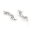 Tibetan Style Alloy Beads LS-TIBEB-4993-AS-NR-2