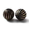 Plating Acrylic Beads LS-KY-WH0046-04I-1
