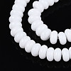 Opaque Spray Painted Glass Beads GLAA-ZX008-4mm-18G-2