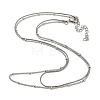 Non-Tarnish 304 Stainless Steel Double-Layer Necklace NJEW-Q321-01P-2