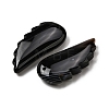 Natural Black Banded Agate(Dyed & Heated) Pendants G-F820-01G-2