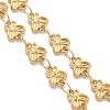 304 Stainless Steel Butterfly Link Chain Bracelet Making AJEW-JB01597-3