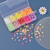 1500Pcs 10 Colors Light Colors Handmade Polymer Clay Beads CLAY-YW0001-37A-7
