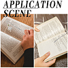 12Pcs Tibetan Style Alloy Bookmark Findings with Hole PALLOY-SC0004-31-5