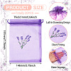 20Pcs Polyester Mesh Sachet Packing Drawstring Bgas ABAG-TA0002-20A-3
