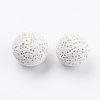 Unwaxed Natural Lava Rock Beads G-I190-16mm-B03-2