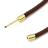 3MM Round Nylon Milan Cord Necklaces Making BJEW-H642-01G-4