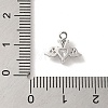 Brass Micro Pave Cubic Zirconia Pendants KK-K371-20P-3