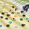 28Pcs 14 Styles Half Round Plastic Doll Craft Eyes DOLL-LP0001-09-3