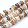 Natural Shell Beads Strands SSHEL-Q298-13-1