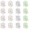 20Pcs 4 Colors Alloy Enamel Pendants FIND-YW0017-91-2