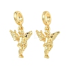 Brass Angel European Dangle Charms KK-L256-35G-1