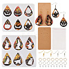  2Pcs 2 Style Halloween Teardrop Pendant Silicone Molds DIY-TA0004-99-1