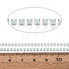 Iron & ABS Plastic Imitation Pearl Tennis Chains CH-Q006-01A-15-3