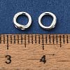 Brass Ring Charm Connectors KK-H502-05S-3