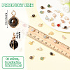 32Pcs 16 Styles Natural & Synthetic Gemstone Pendants PALLOY-SW00089-2