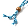 Braided Wax Rope Cord Macrame Pouch Necklace Making NJEW-J007-07-3