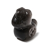 Natural Silver Sheen Obsidian Carved Beads G-L656-A01-01-1
