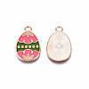 Alloy Enamel Pendants ENAM-S115-156-3