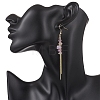Natural Amethyst Dangle Earrings EJEW-JE06712-02-2