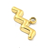 Real 18K Gold Plated PVD Vacuum Plating 304 Stainless Steel Pendants STAS-L278-002G-11-2