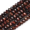 Natural Tiger Eye Bead Strands G-D344-A20-04-3