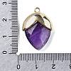 Natural Amethyst Pendants G-U019-03B-04-3