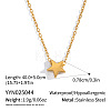 Minimalist 304 Stainless Steel Pendant Cable Chain Necklaces for Women BI0431-1-2