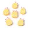 Easter Handmade Polymer Clay Beads CLAY-A006-01G-1