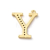 Rack Plating Brass Micro Pave Cubic Zirconia Pendant KK-H449-76G-14-3